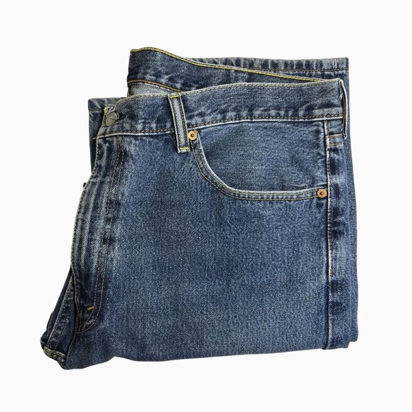 Mens Levis 505 Straight Leg Jeans W40 L29 Blue Denim - Picture 12 of 15
